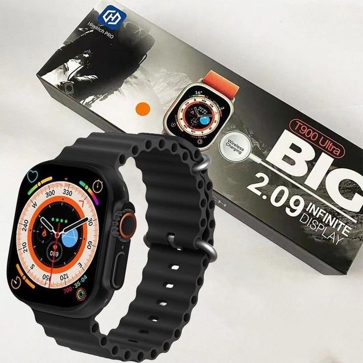 T900 Ultra Smart Watch - 2.09" Infinite Display - 49MM Dial Size - Built-in Games - Bluetooth Calling
