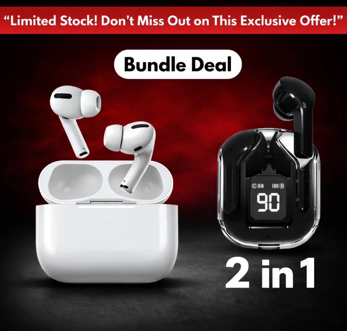 Bundle Offer for AirPro 2nd Gen Earbuds and Air 31 TWS Transparent Earbuds - view 2