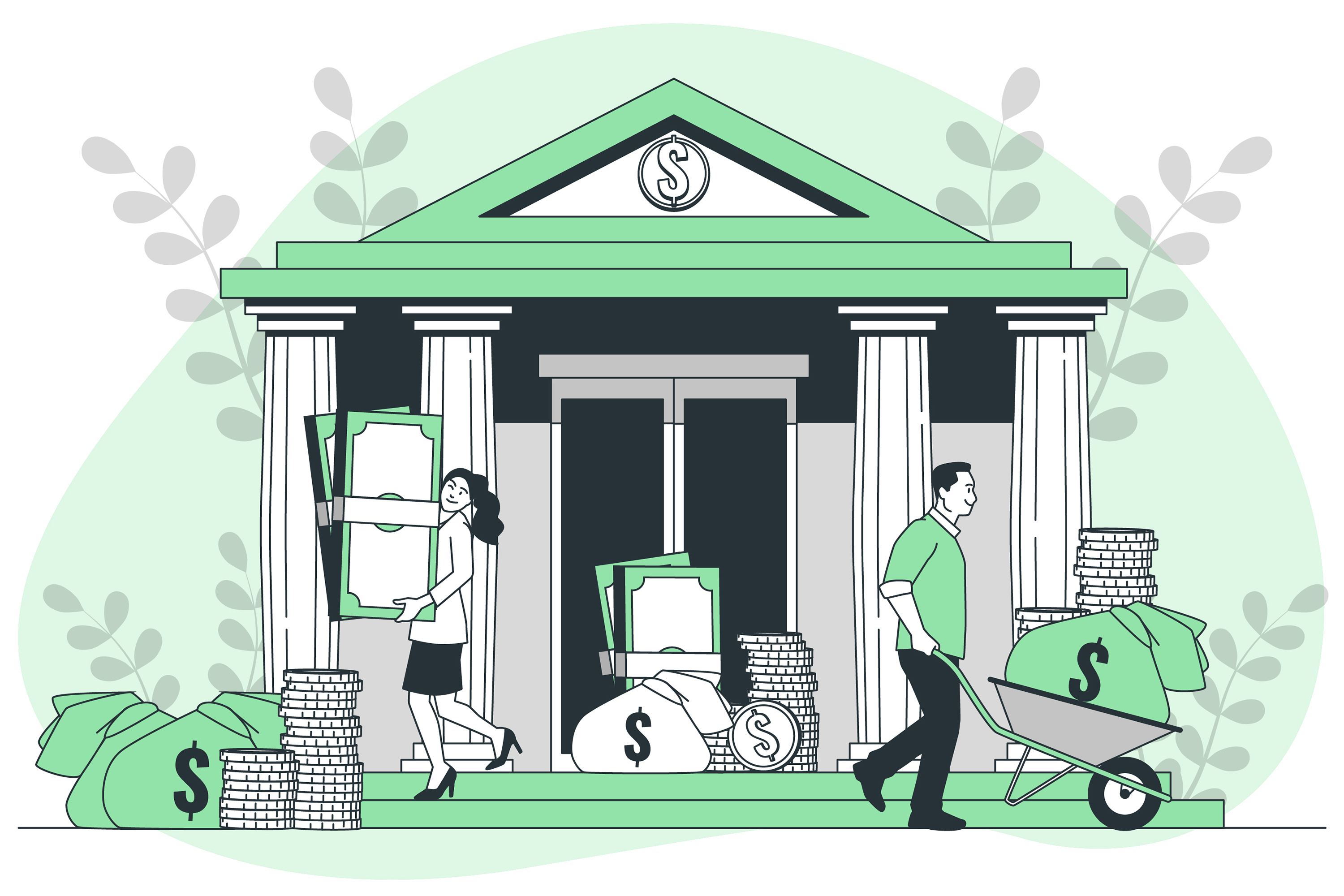 Bank Vector Image