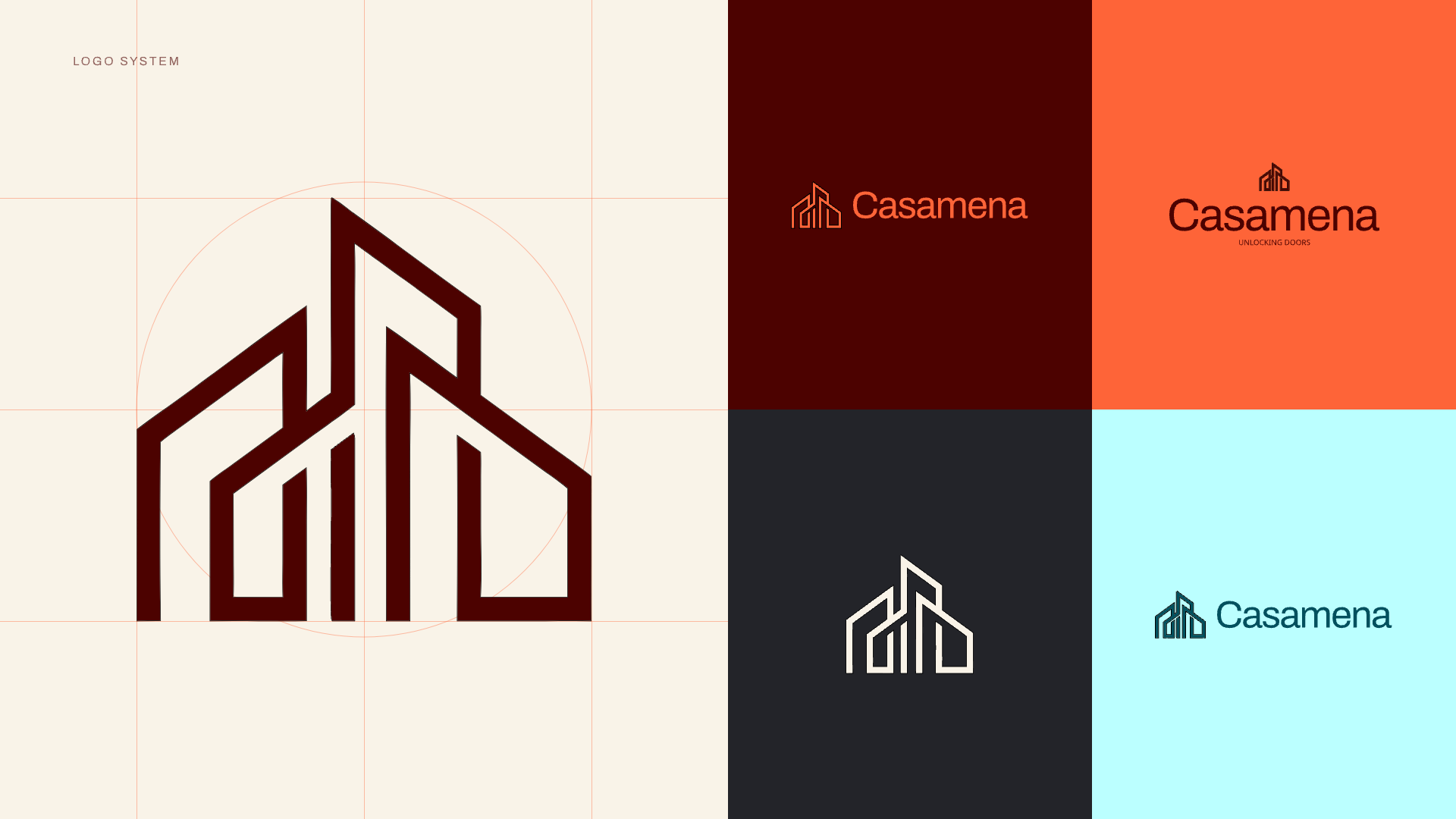Casamena logo system