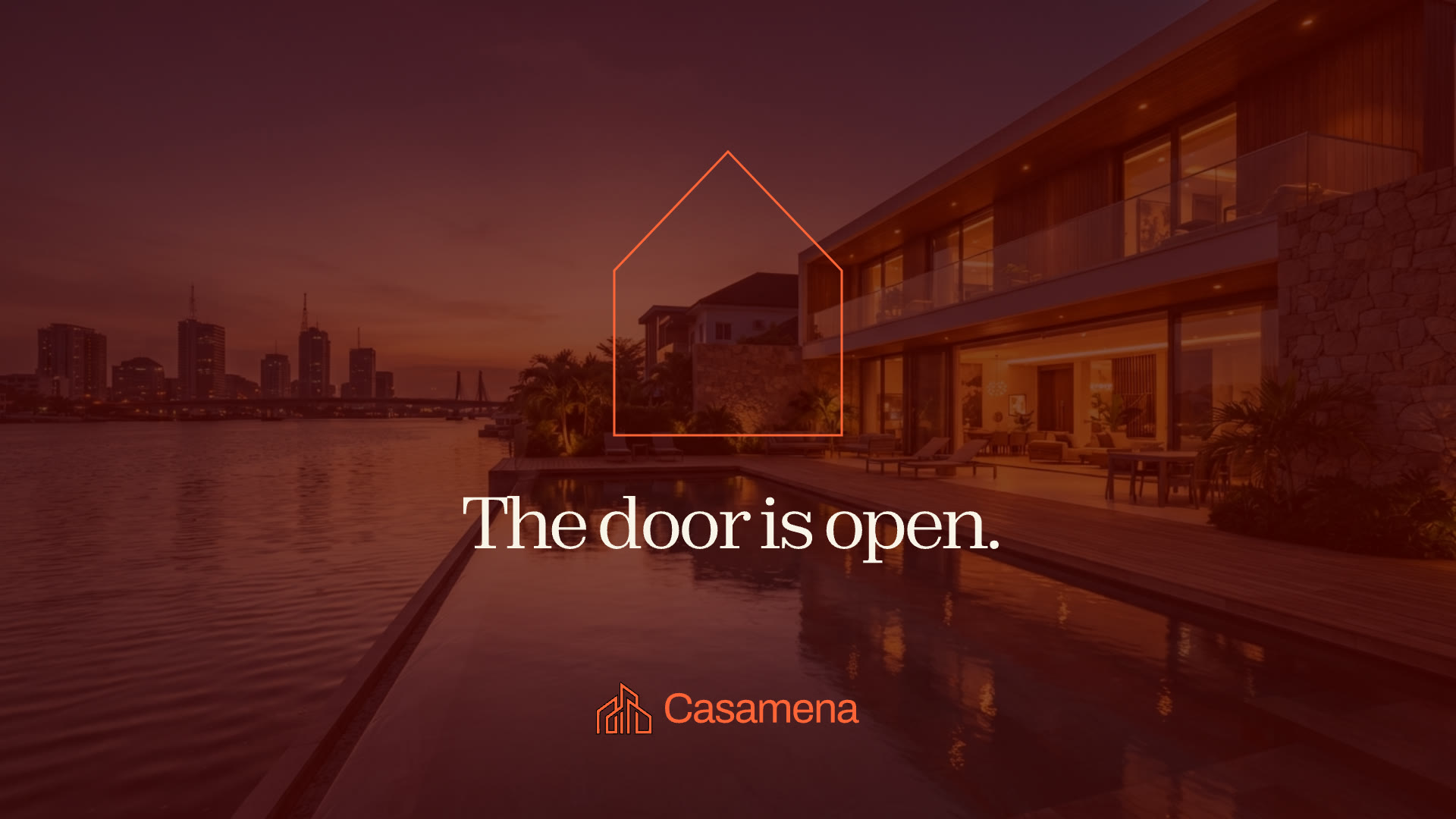 The door is open