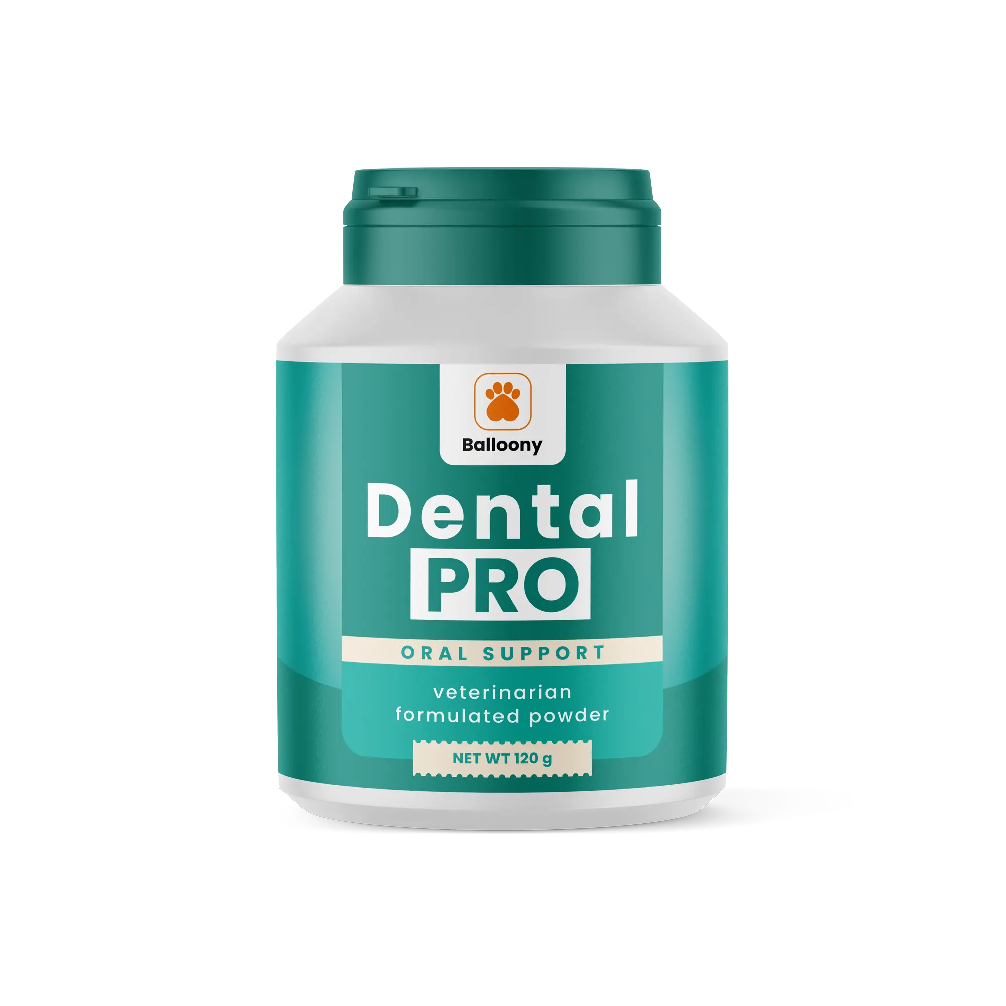 Zahnpflege für Hunde | Gegen Mundgeruch, Zahnstein & Zahnverfärbungen - Zahnpulver 125g von Balloony, Zähne putzen Hund Alternative