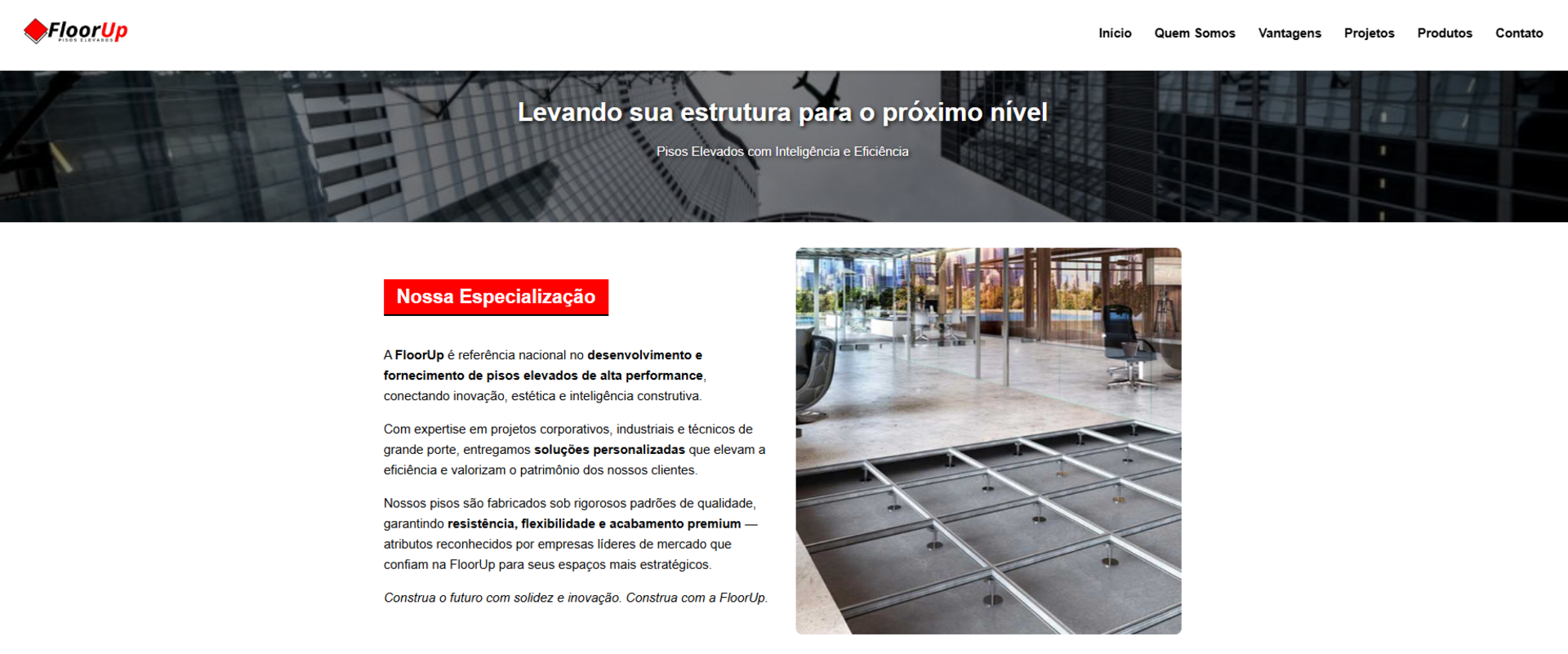 FloorUp Website