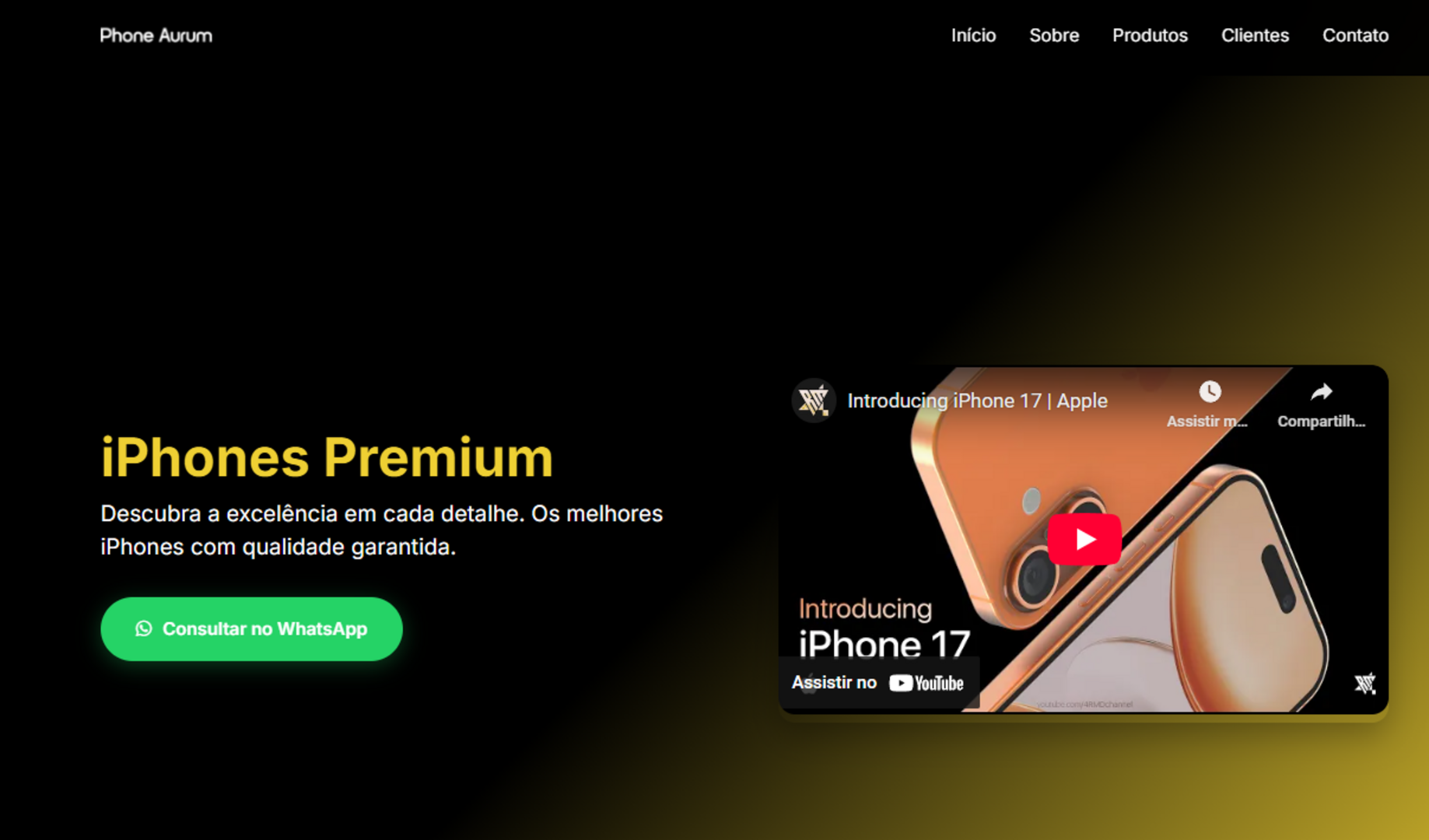Phone Aurum Website