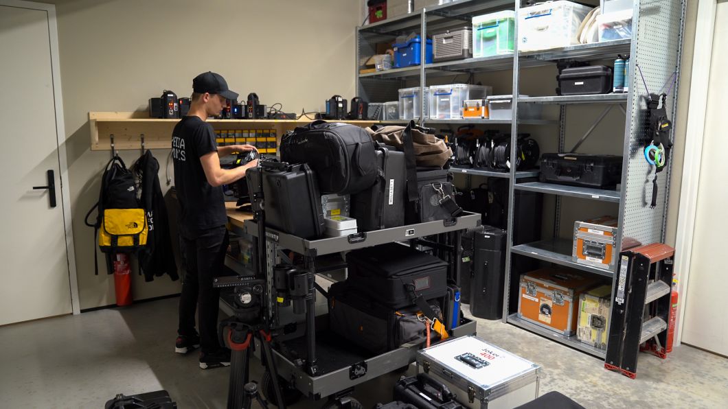 MediaMonks gear room