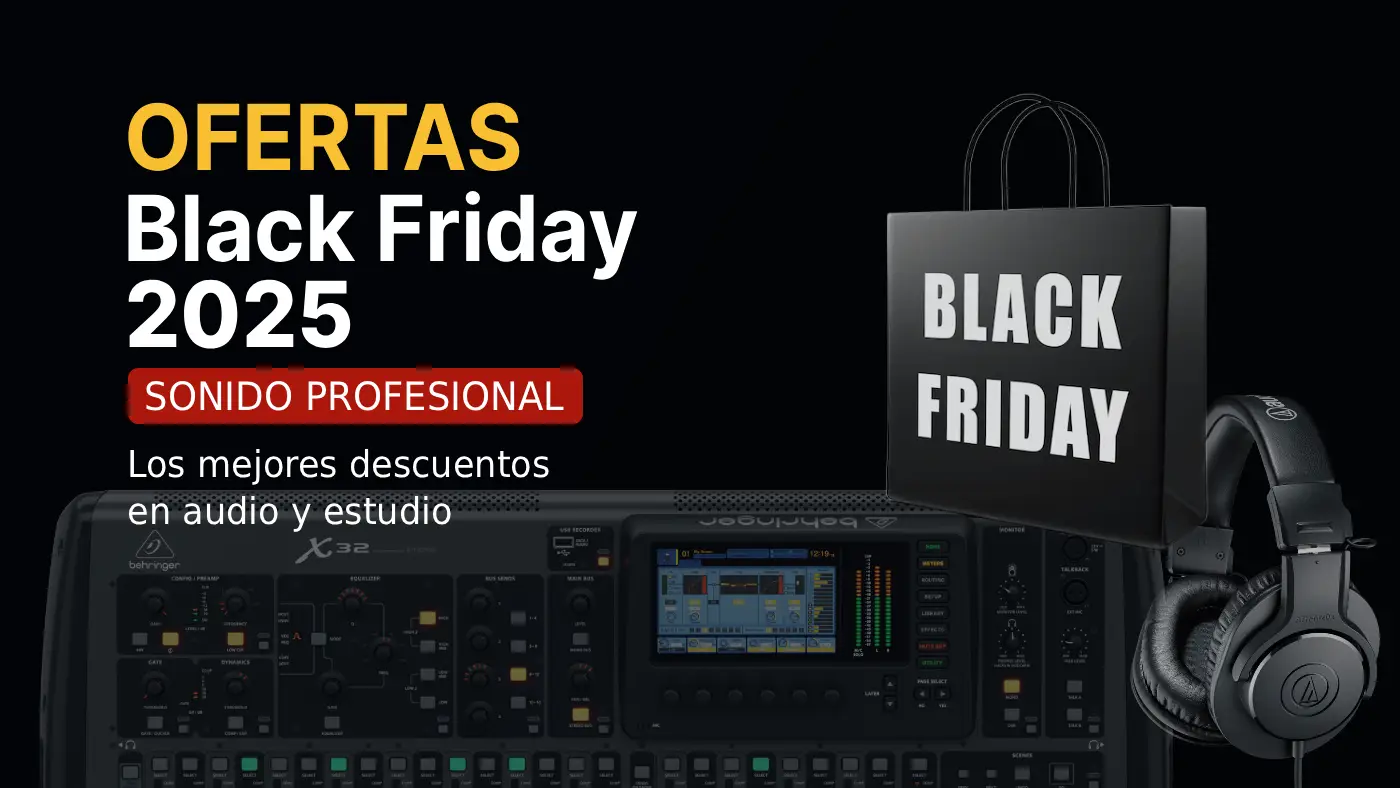 Ofertas Black Friday 2025 en Sonido Profesional: los mejores descuentos en audio