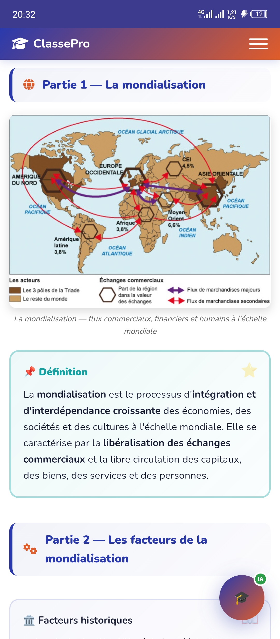 Structure d'un cours ClassePro — leçon, exercices, astuces, évaluation