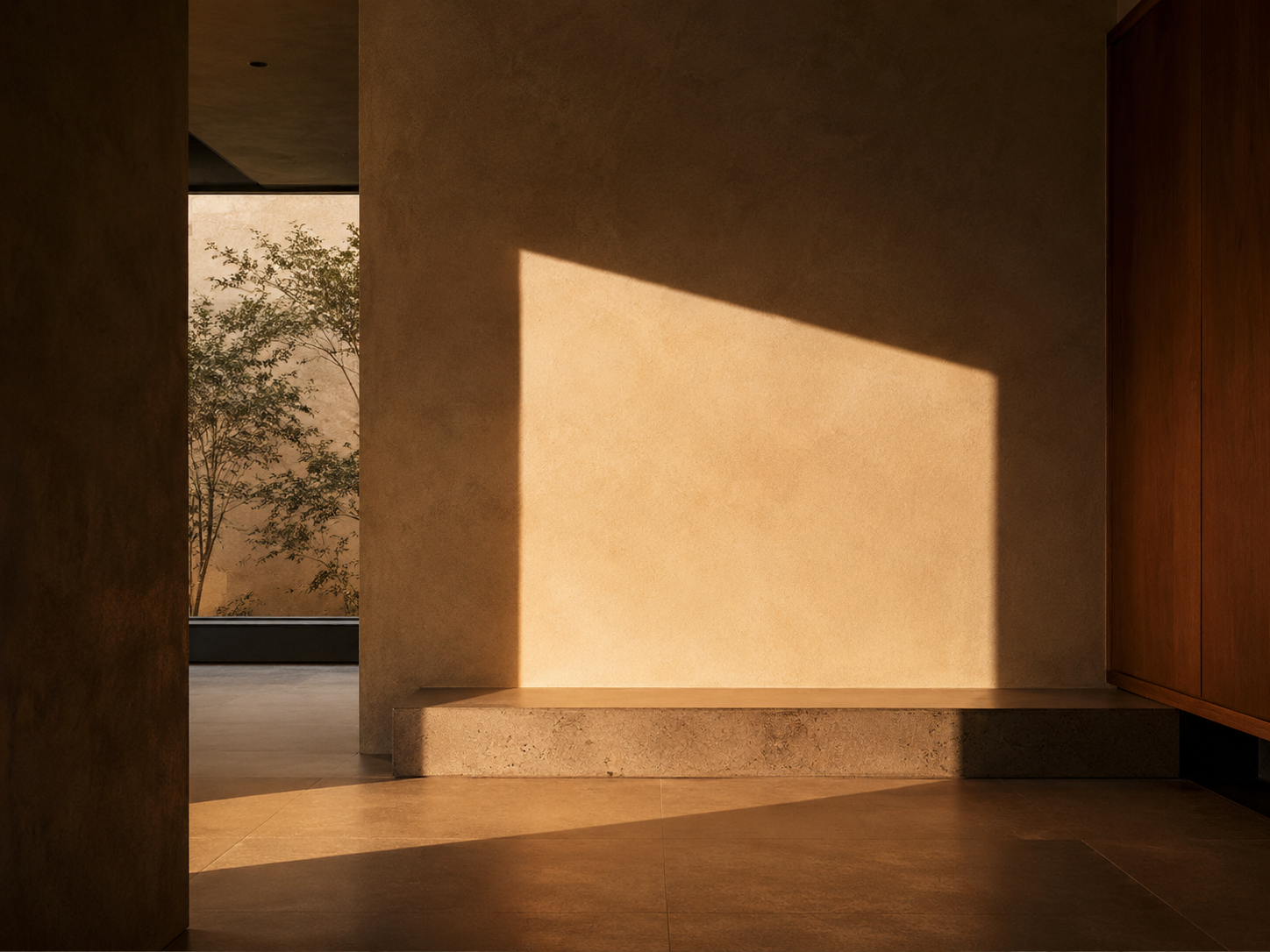 El Encuadre — window light, hard frame
