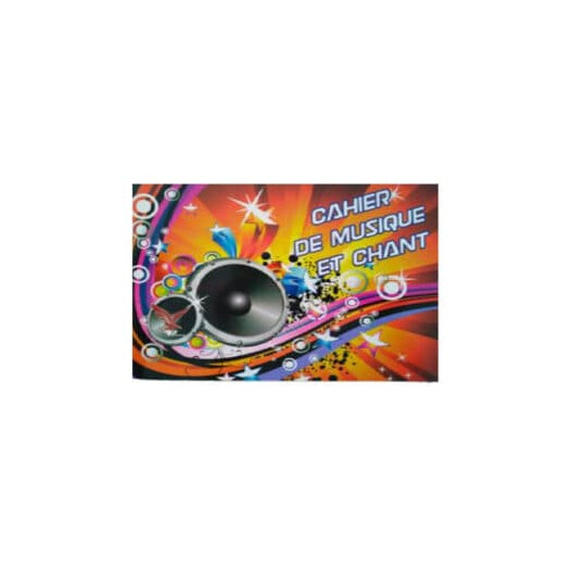 cahier de musique& chants GM Vilaluxe