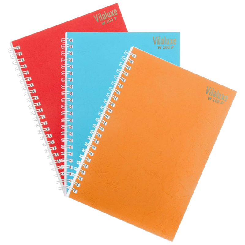 cahier wire-o 200P GM 80gr Vilaluxe