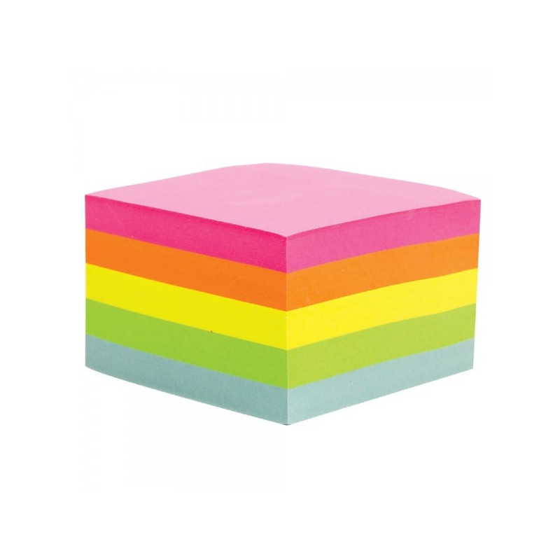 stick note fluo differentes 5 couleurs
