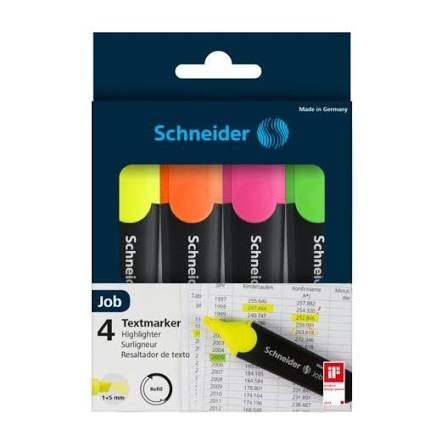 pochette de 4 fluo schneider