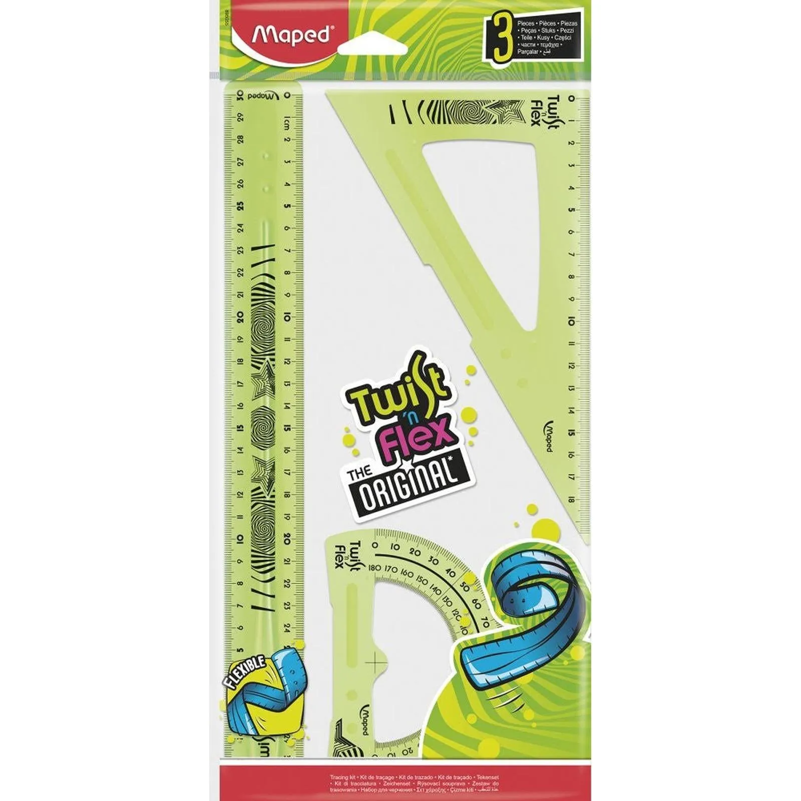 kit tracage twist MAPED 30CM