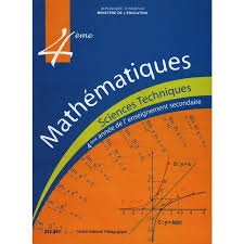 4ème année secondaire - MATHEMATIQUE TECH