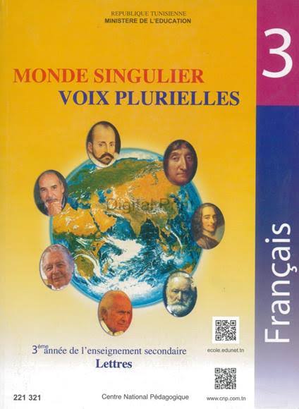 3ème année secondaire - Monde singulier,voix plurielles Français SECTIONS LETTRE