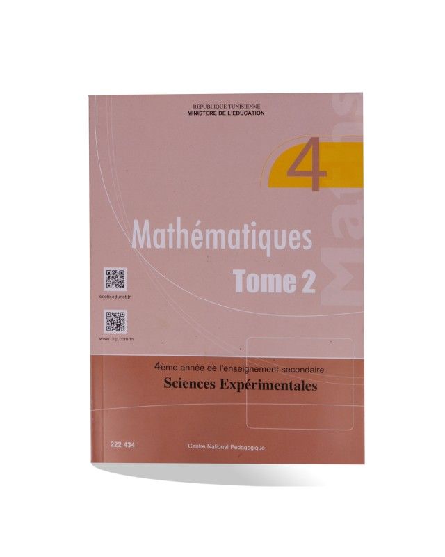 4ème année secondaire - MATHEMATIQUE SC.EXP TOME 2