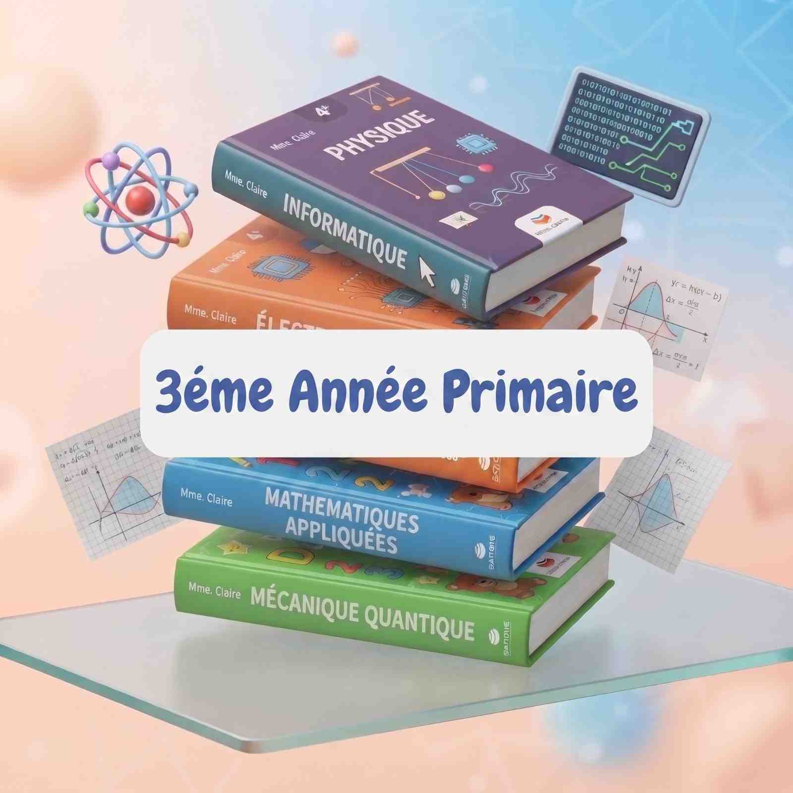 Pack Livres Scolaires : 3ème année primaire