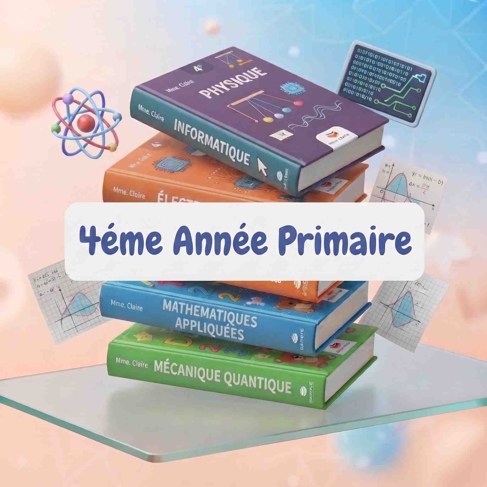 Pack Livres Scolaires : 4ème année primaire