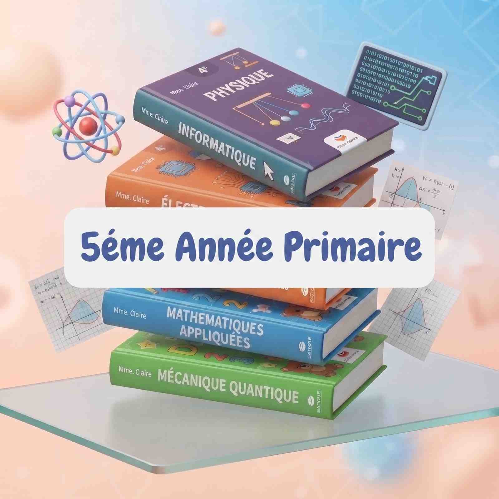 Pack Livres Scolaires : 5ème année primaire