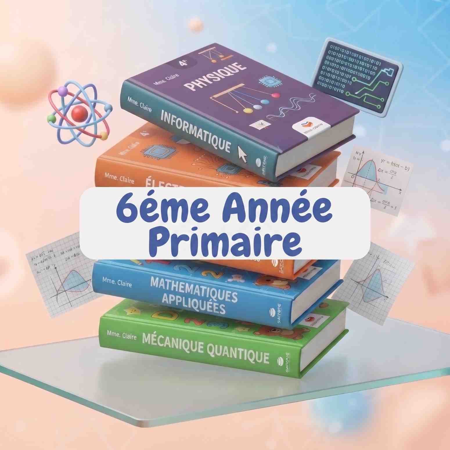 Pack Livres Scolaires : 6ème année primaire