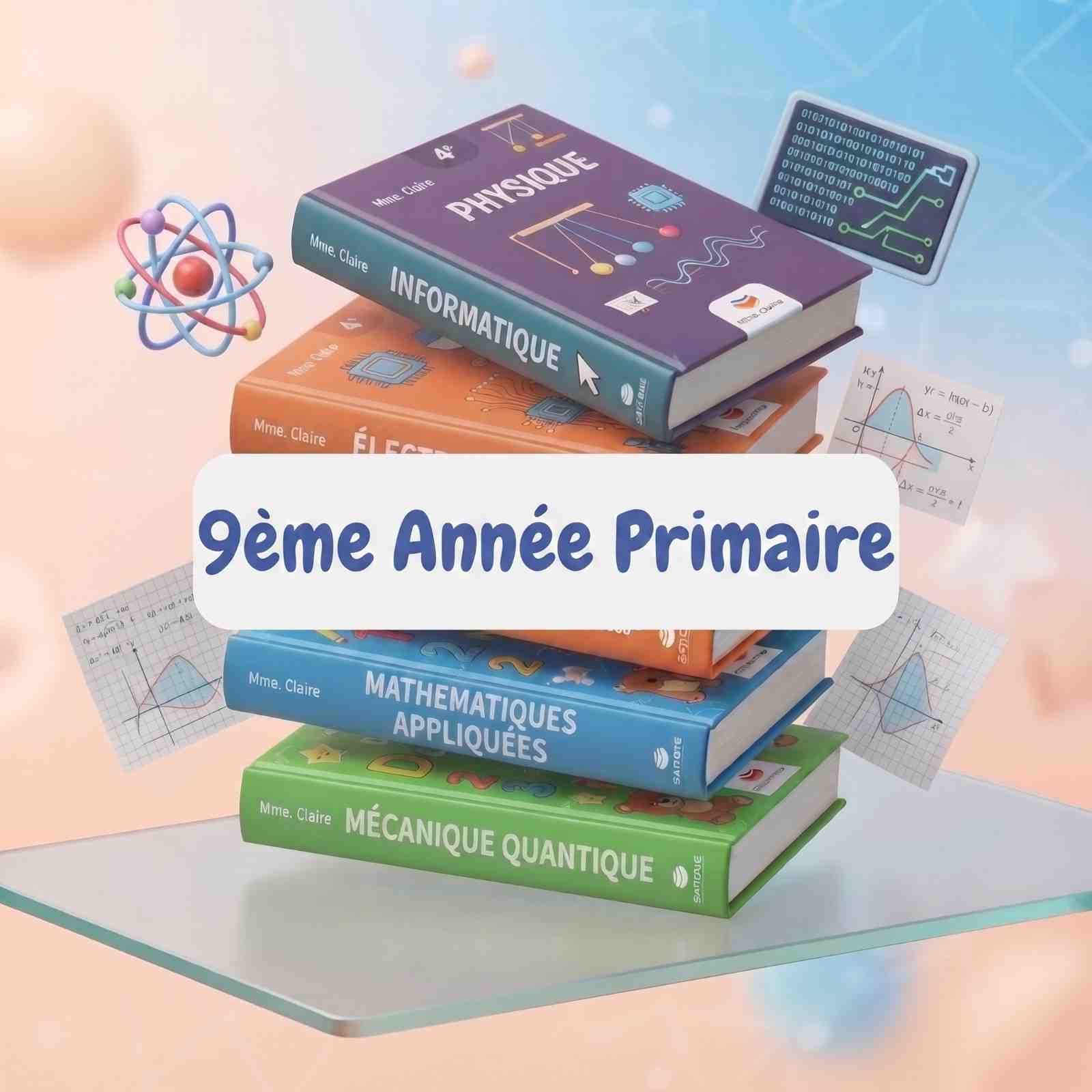 Pack Livres Scolaires : 9ème année primaire