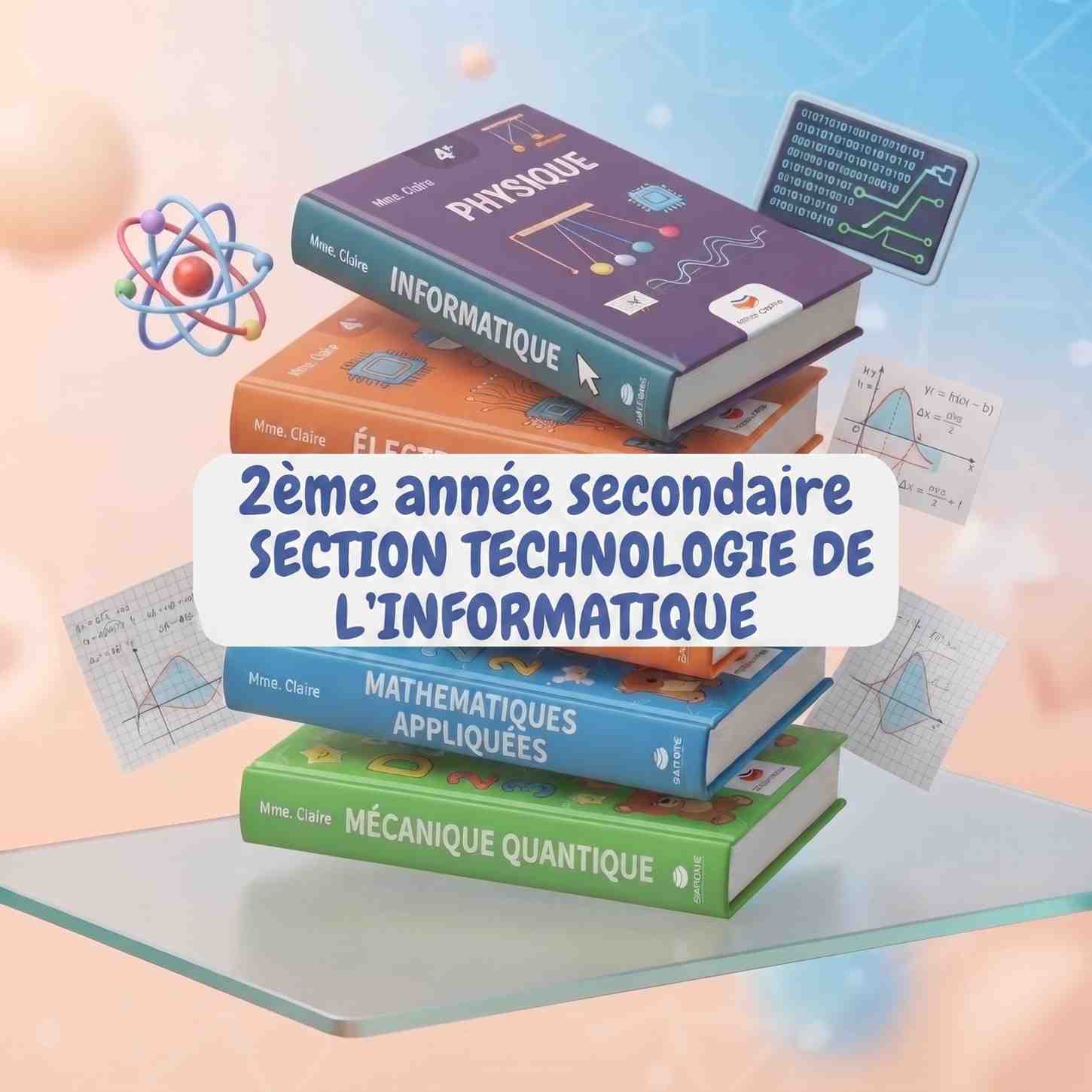 Pack Livres Scolaires : 2ème année secondaire SECTION TECHNOLOGIE DE L'INFORMATIQUE