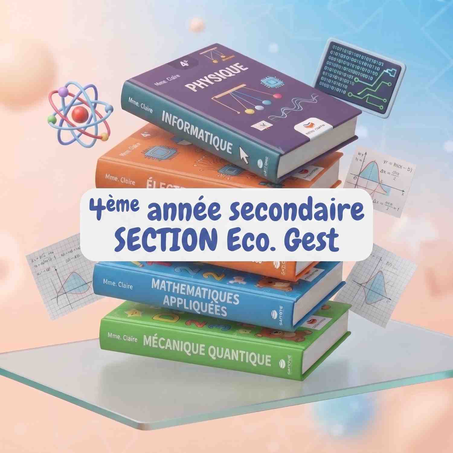 Pack Livres Scolaires : 4ème année secondaire (Bac ECO & GEST)