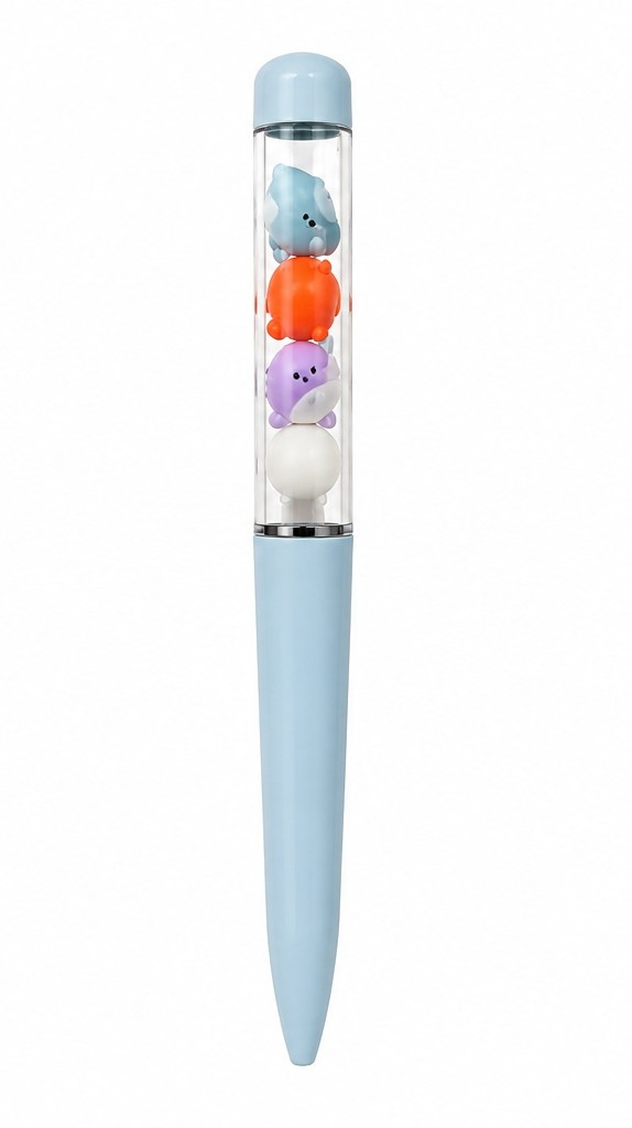 stylo fantaisie aquarium Gel Pen - Encre Bleue