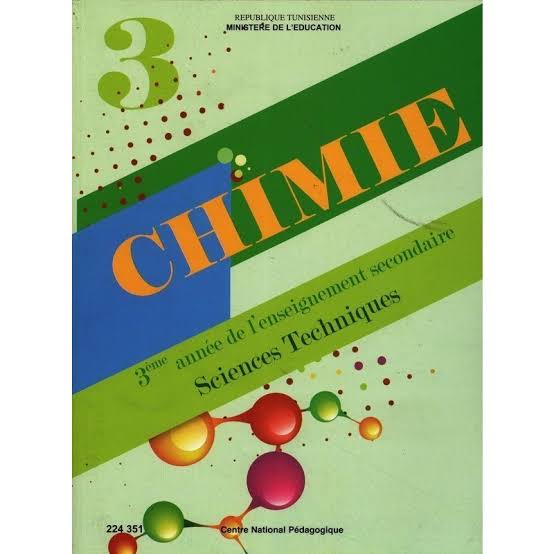 3ème année secondaire - CHIMIE TECH