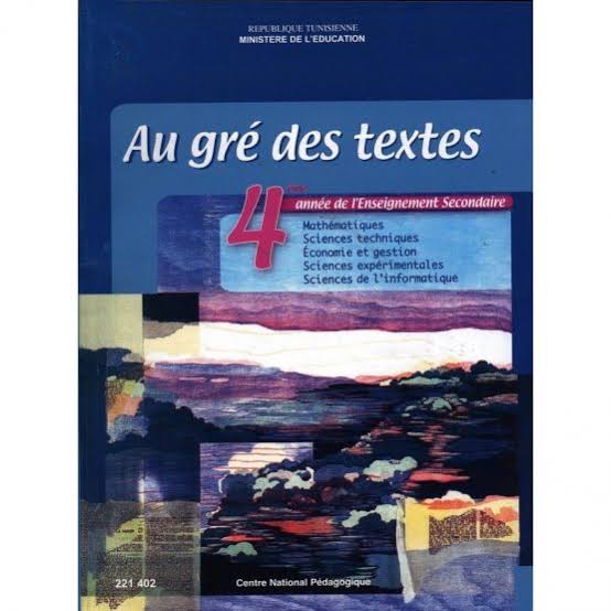 4ème année secondaire - FRANCAIS
