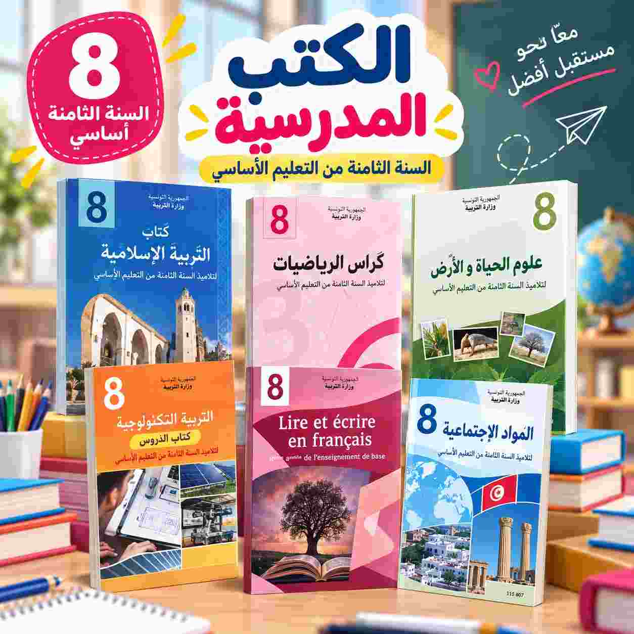 Série Livres Scolaires : 8ème année primaire