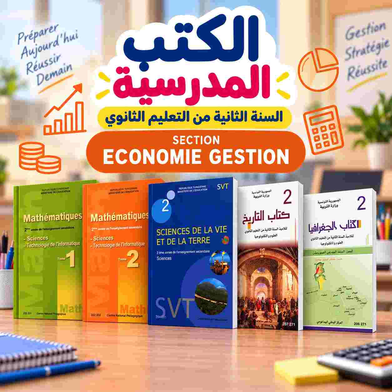 Série Livres Scolaires : 2ème année secondaire SECTION ECONOMIE GESTION