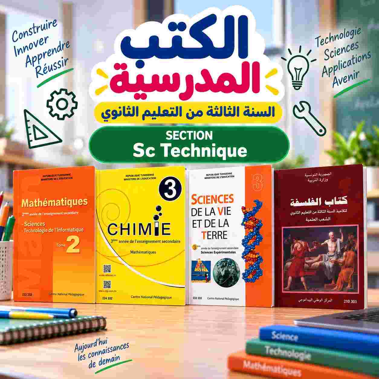 Série Livres Scolaires : 3ème année secondaire SECTION Sc Technique