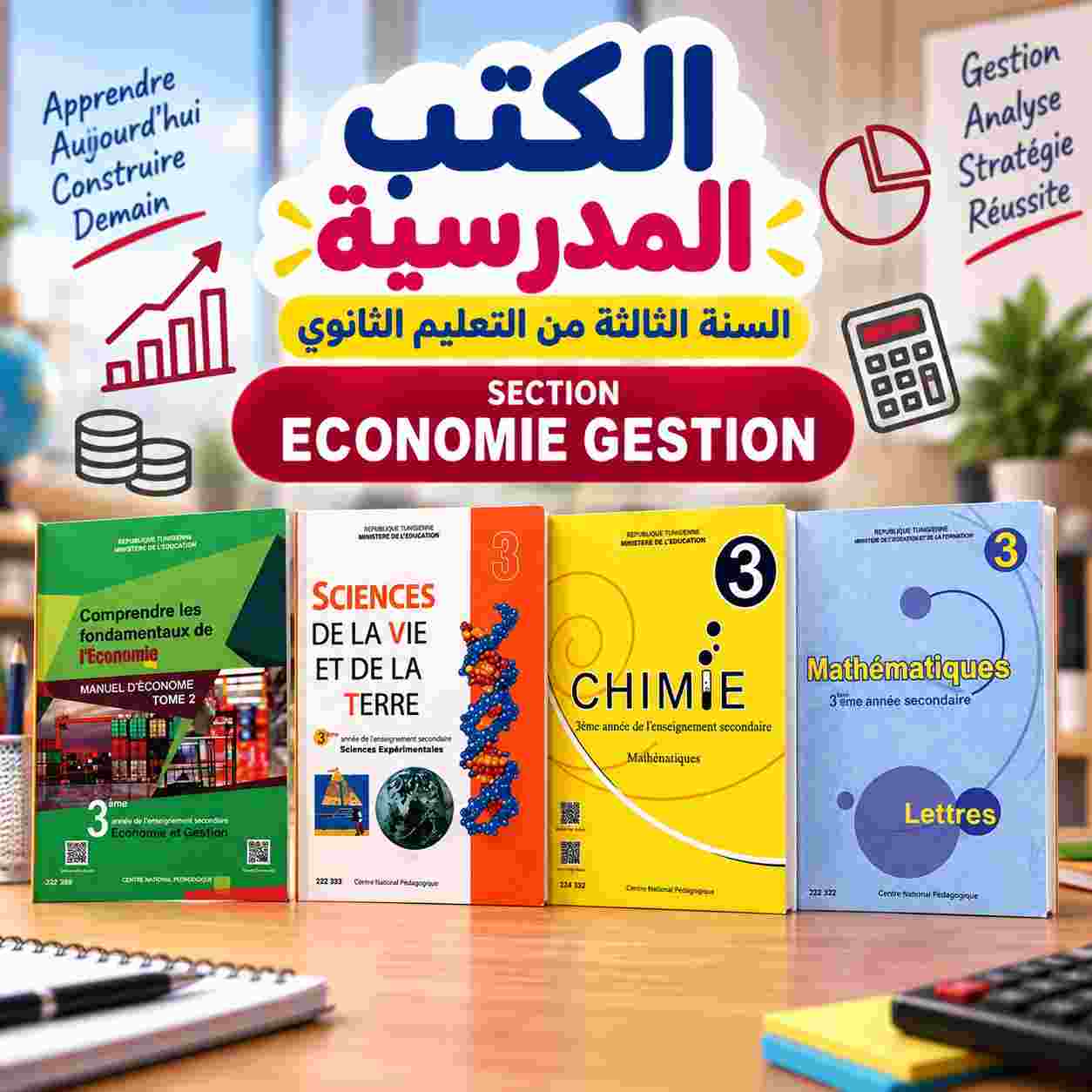 Série Livres Scolaires : 3ème année secondaire SECTION Eco. Gest