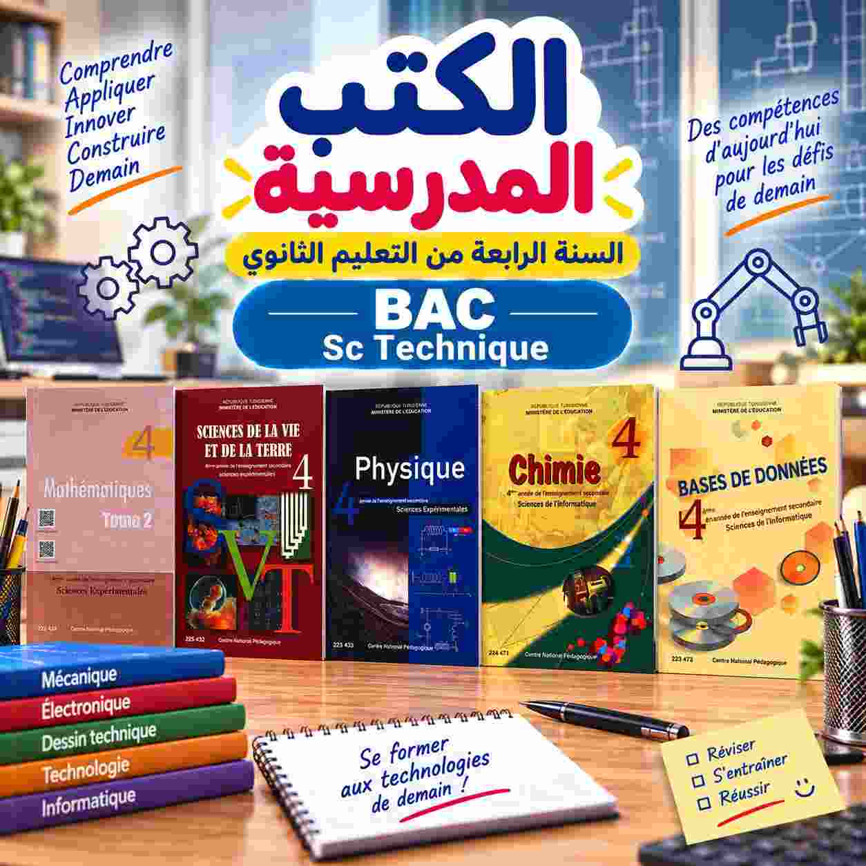 Série Livres Scolaires : 4ème année secondaire (BacSc Technique)