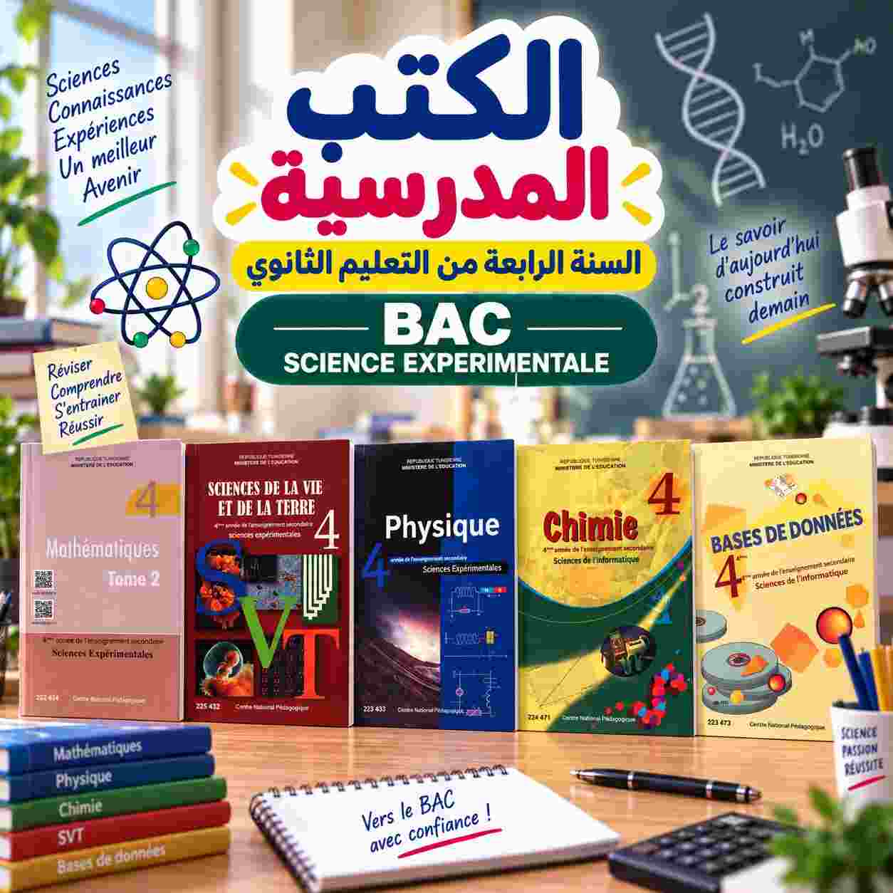 Série Livres Scolaires : 4ème année secondaire (Bac SC EXP)