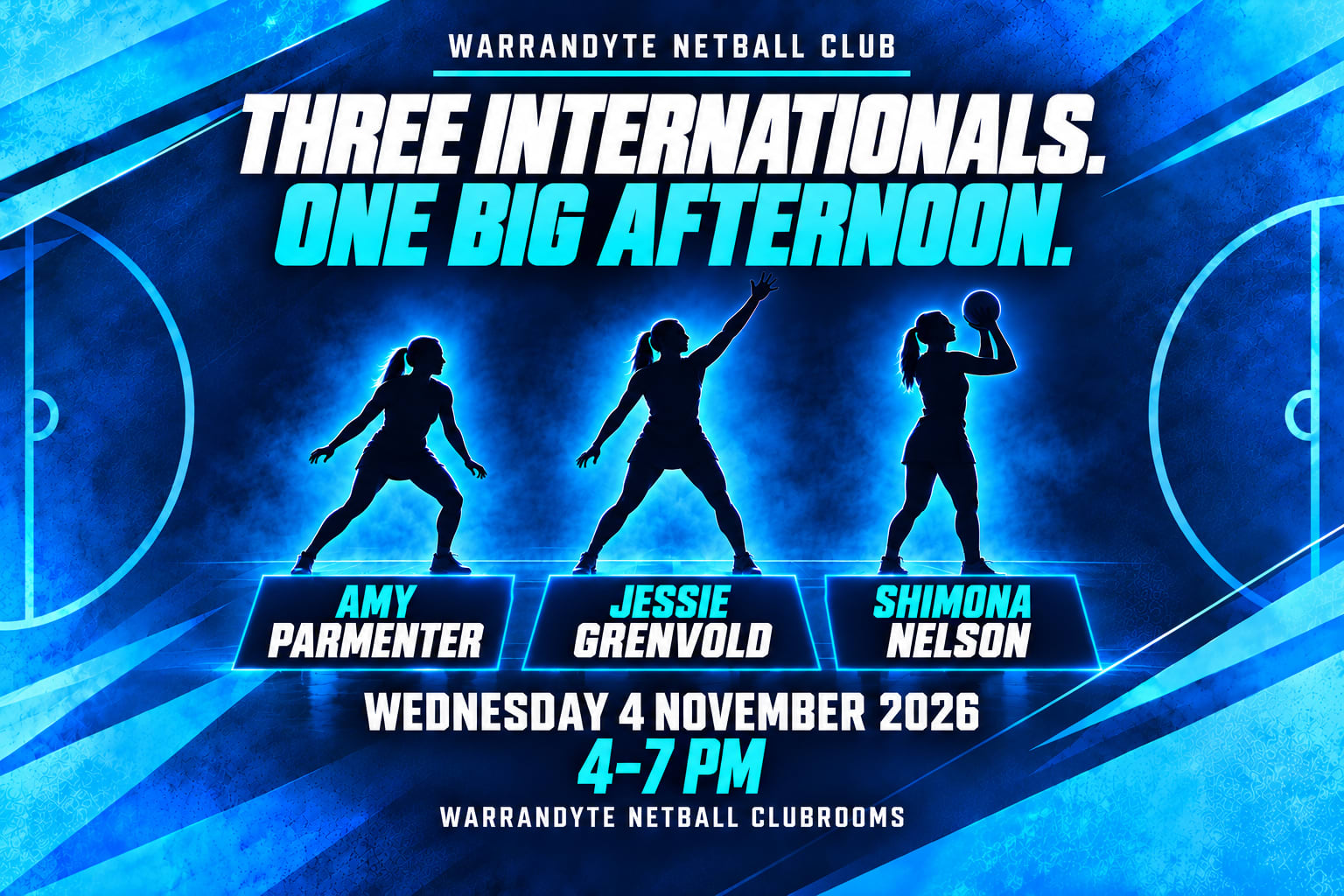 Three internationals, one big afternoon at Warrandyte