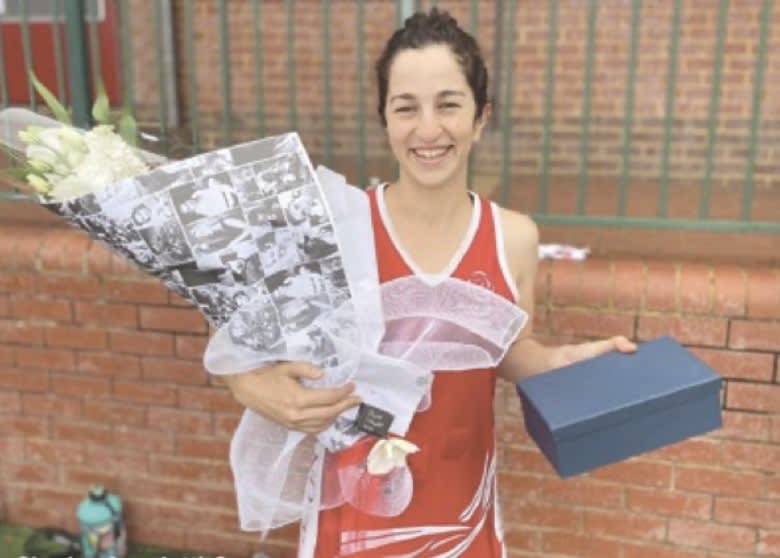 Cherise celebrates a WNC record of 450 games!