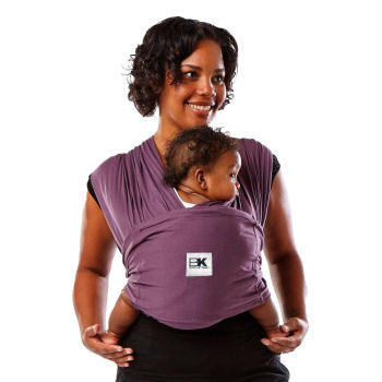 Baby K’tan Pre-Wrapped - Ready To Wear Baby Carrier - Original - Eggplant