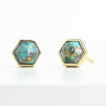 Heaven & Earth Turquoise Studs