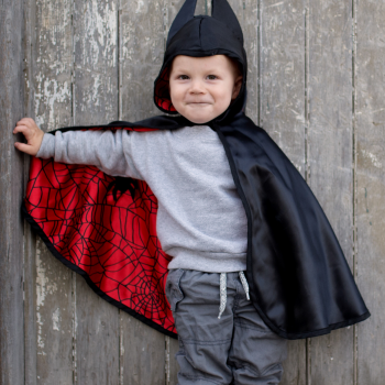 Baby Reversible Spider Bat Cape