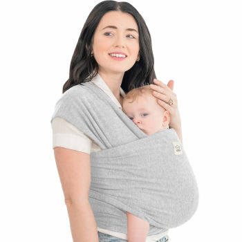 KeaBabies Wrap Carrier (Light Heather)