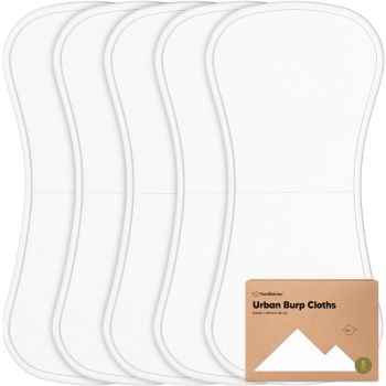 Urban Burp Cloths (Soft White)