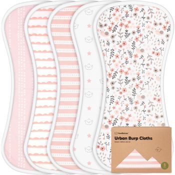 Urban Burp Cloths (Sweet Charm)