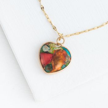 Love in Bloom Jasper Necklace