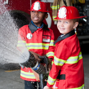 Firefighter with Accessories