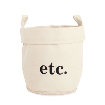 Canvas Bucket - "Etc"