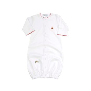 Christmas Bear Convertible Gown, White
