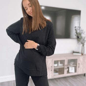 Maternity Sweatsuit_Black