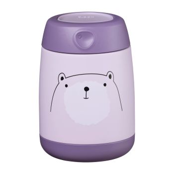 insulated food jar mini - 7oz - pink bear hugs